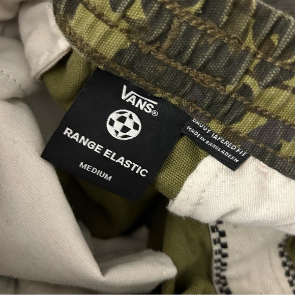 💕 vans BAGUY TAPERED FIT Camouflage Cargo Pants M - Picture 5 of 10